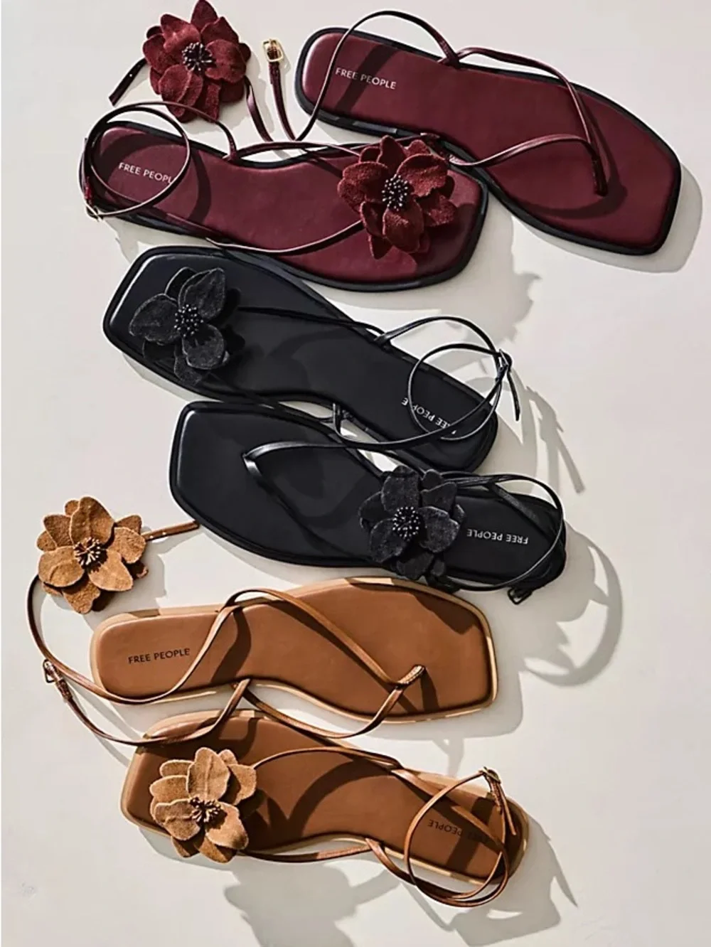Nwt Free people mismatch magnolia sandals sz 6